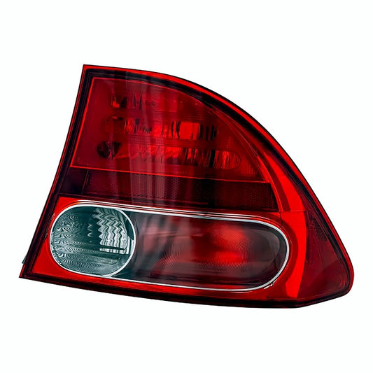 2006-2008 Honda Civic Sedan - Passenger Side Tail Light - side angle, Part HO2801165