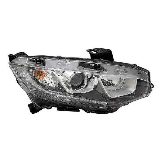 2016-2020 Honda Civic Coupe - Passenger Side Headlight - product view, Part HO2503173