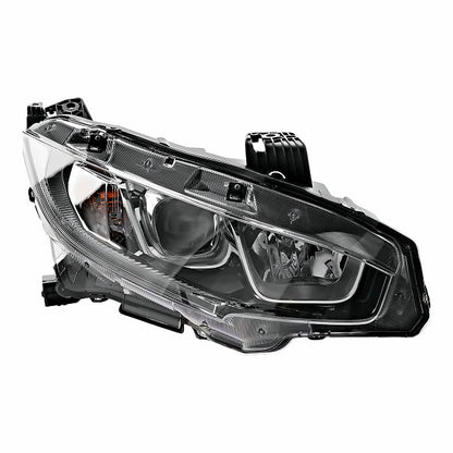 2016-2020 Honda Civic Coupe - Passenger Side Headlight - opposite side angle, Part HO2503173