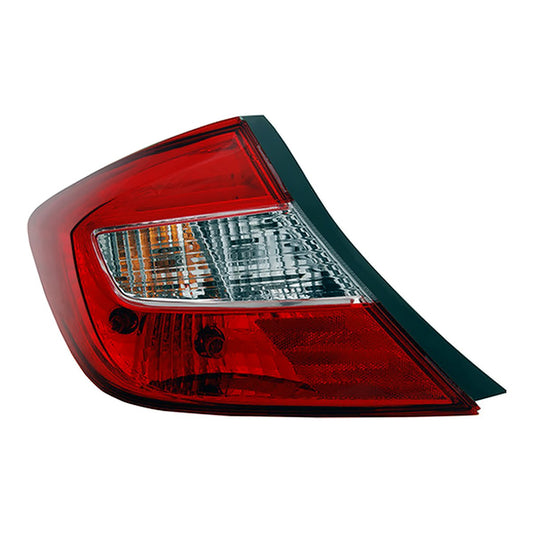 2012 Honda Civic Sedan - Driver Side Tail Light - product view, Part HO2800180