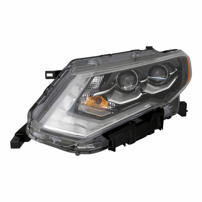 2017-2018 Nissan Rogue Hybrid - Passenger Side Headlight - side angle, Part NI2503256