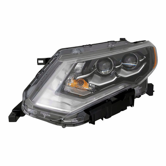 2017-2018 Nissan Rogue Hybrid - Passenger Side Headlight - side angle, Part NI2503256