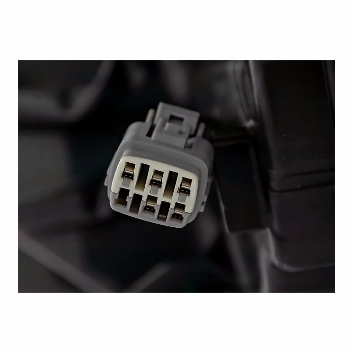 2021-2023 Nissan Rogue - Passenger Side Headlight - connector view, Part NI2503284
