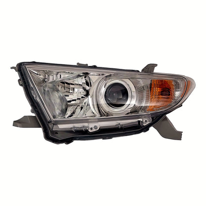 2011-2013 Toyota Highlander - Driver Side Headlight - product view, Part TO2502208