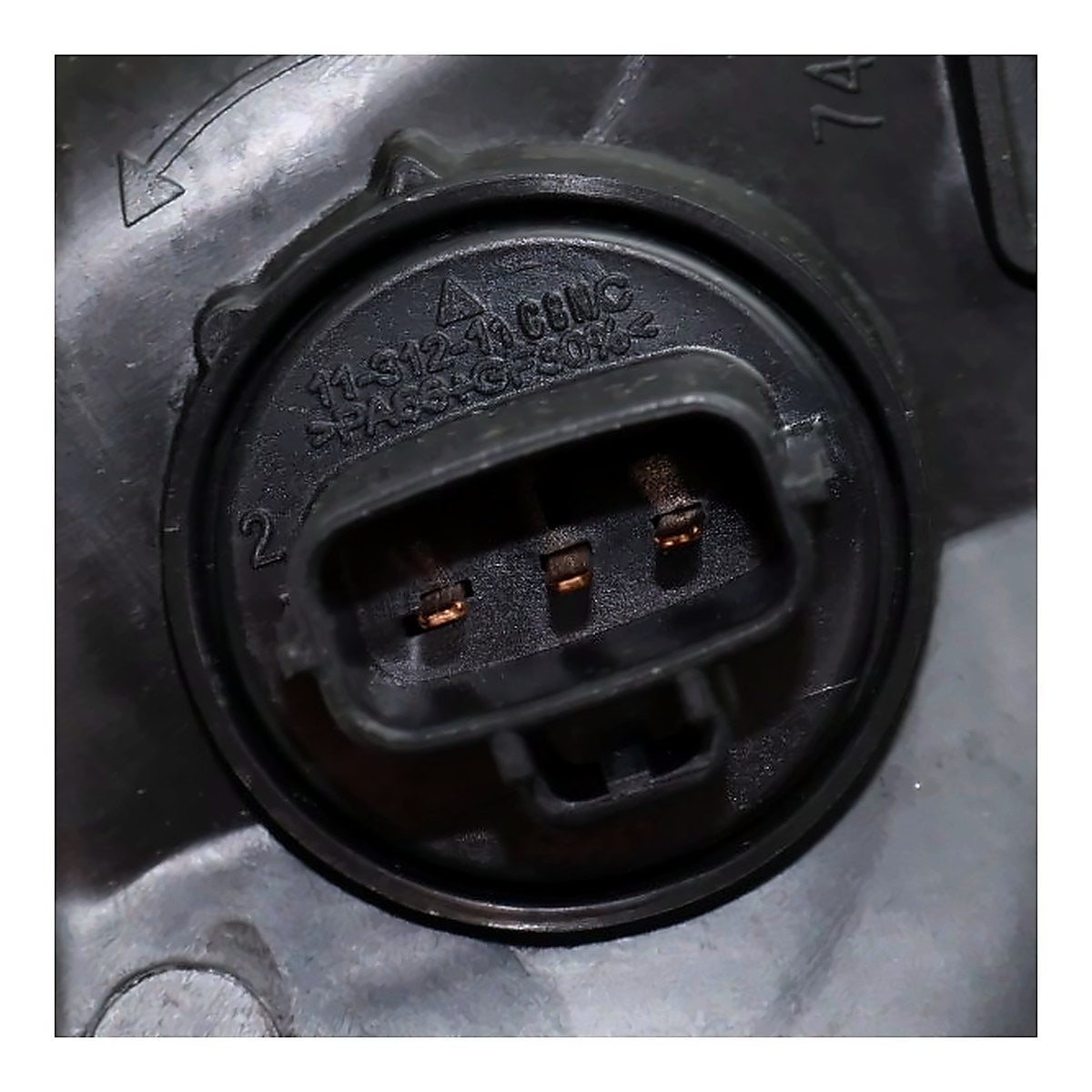 2017-2019 Toyota Corolla Sedan - Driver Side Headlight - rear detail view, Part TO2502249