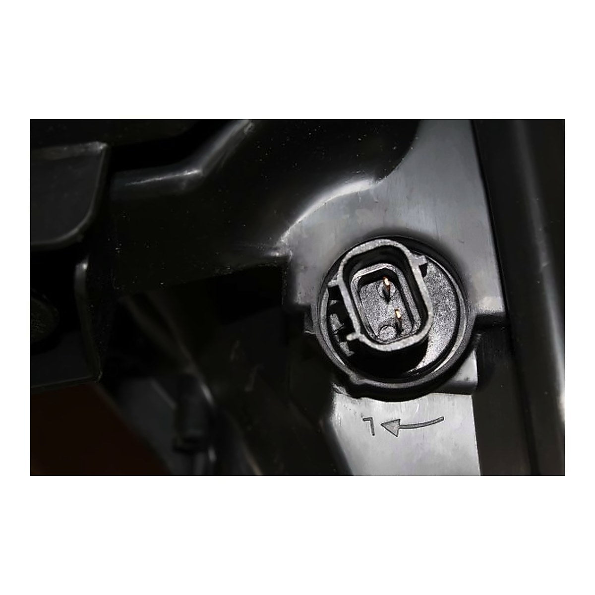 2017-2019 Toyota Corolla Sedan - Driver Side Headlight - rear detail view, Part TO2502250